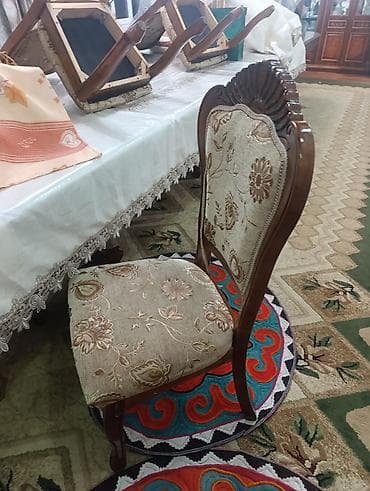 Стол жана отургуч комплекттери: Конок бөлмөсү үчүн үстөл жана отургуч, түсү - Күрөң — 2