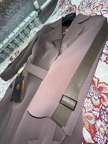 Үй жана уктоо үчүн кийимдер: Продаю классный плащ /пальто Совсем новый — просто не подошёл по — 3