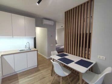 кварира бишкек: 1 бөлмө, Душ кабинасы, Жаздык, жууркан-төшөк каптары, Кондиционер — 3