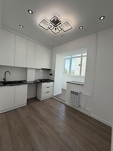 flat osh: 2 комнаты, 50 м², Золотой квадрат 4 этаж, Свежий ремонт — 3