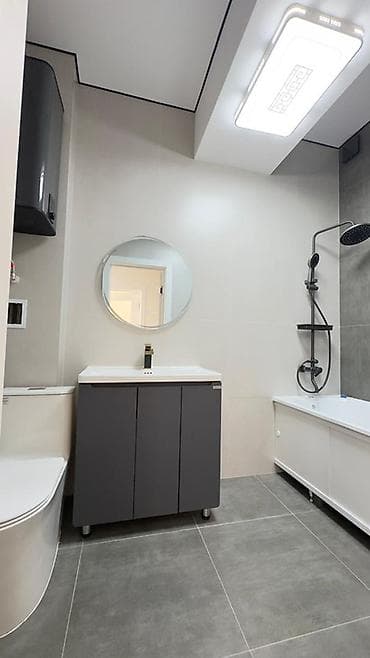 ош шарында сатылуучу дом 103 серия без ремонт: 1 бөлмө, 48 м², Элитка, Дизайнердик ремонт — 4