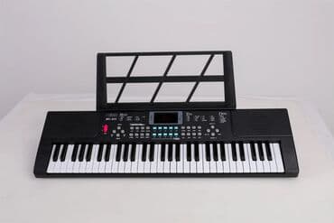 музыкальный телефон: Пианино синтезатор, детский 61 клавища Высококачественное — 2