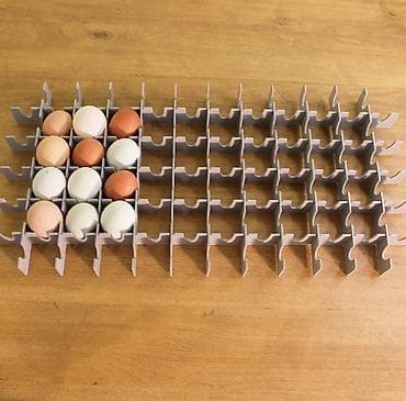 Аквариумдар: Подкладные яйца куриные коричневые качественные — 5