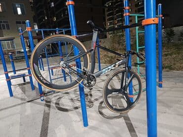 купить велосипед с большими шинами: Шоссейный велосипед, Рама M (156 - 178 см), Б/у — 3