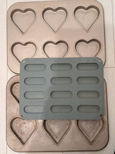 формочки для выпечки: Продаются формочки для выпекания печенья в форме сердца и палочек — 2