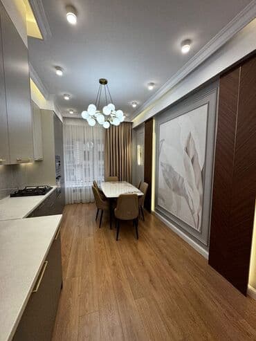 квартиры в асанбай: 4 комнаты, 128000 м², Элитка, 3 этаж, Дизайнерский ремонт — 3