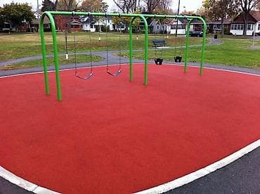 Покрытие для детских и спортивных площадок из бесшовной резиновой