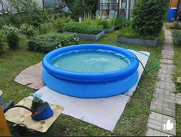 калипсо бассейн: 💥💥💥 Хит ЛЕТА—Надувной БАССЕЙН 244/76см 2449литра + Насос подарок 💥💥💥 — 1