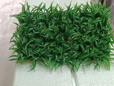 газонная решетка: Искусственный декоративный куст на гибкой основе (панель-коврик) - — 2