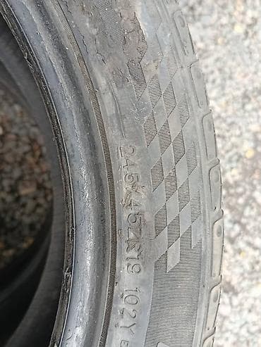 асфальт рез: Шины 245 / 45 / R 19, Лето, Б/у, Легковые, RoadX — 1