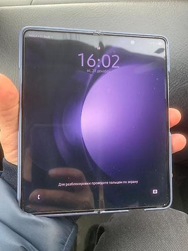 samsung z: Samsung Galaxy Z Fold 5, Б/у, 512 ГБ, цвет - Голубой — 6