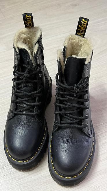 dr martens: Купила в Америке зимние кожаные ботинки на шнуровке с молнией новые — 4