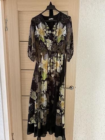 daniel klein: Вечернее платье, Длинная модель, Шифон, С рукавами, Стразы, XL, 2XL — 3