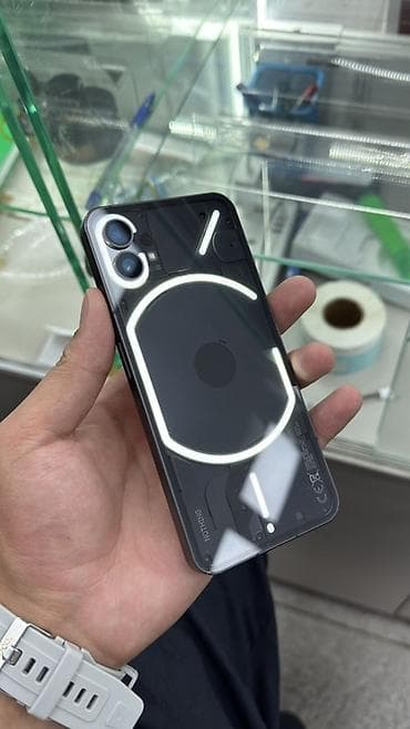 Техника и электроника: Nothing, Phone 1, Б/у, 256 ГБ, цвет - Черный, 2 SIM — 1