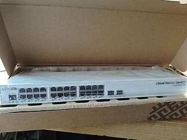 Коммутатор MikroTik Cloud Router Switch CRS326-24G-2S+RM 15 000 сом at lalafo.kg Коммутатор MikroTik Cloud Router Switch CRS326-24G-2S+RM 15 000 сом