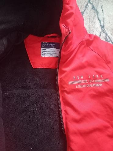 одежда для мужчин: Детская куртка Futurino Baby, размер 152.для мальчиков - Ярко‑красный — 1