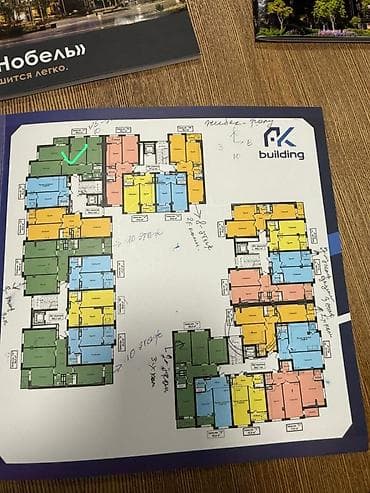 89: 3 комнаты, 89 м², Элитка, 6 этаж, Готовая ПСО (под самоотделку) — 1