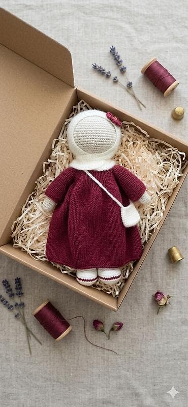 костюм черный: Мусульманские куклы ручной работы на заказ. - Ручная работа, мягкая — 8