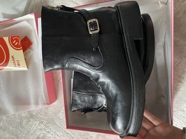 фирменная обувь из италии: Женские полусапоги FXSO DESIGN - Классический черный цвет, лаконичный — 5