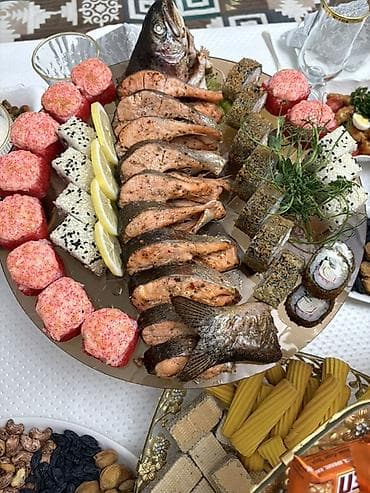 тойго салаттар: Көчмө банкеттер | Ашпозчулар | Фуршет столу — 9