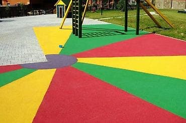 резиновый ковролин: Резиновое покрытие для детских и спортивных площадок - Тип — 2
