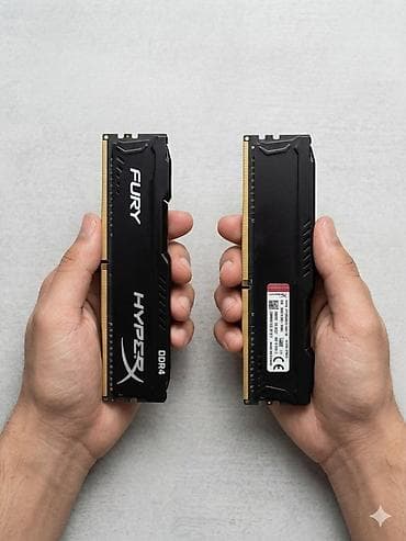 fury: Оперативная память, Б/у, Kingston Fury, 4 ГБ, DDR4, 2666 МГц, Для ПК — 1