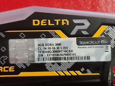 Оперативная память (RAM): Оперативная память, Б/у, Team Group, 8 ГБ, DDR4, 3000 МГц, Для ПК — 5