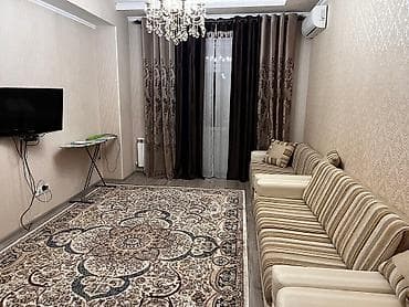 аренда квартиры азия мол: 2 комнаты, Без подселения, С мебелью полностью — 6