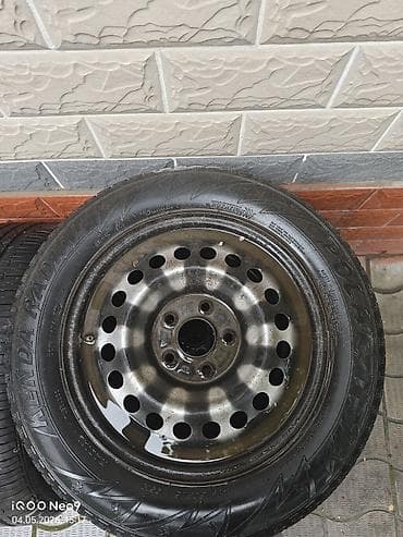 диски для авто бу: Колеса в сборе R 15, Всесезонная, Б/у, Комплект, Легковые, Железные, отверстий - 5 — 2