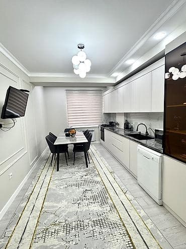 новый бизнес: 3 комнаты, 102 м², Элитка, 9 этаж, Дизайнерский ремонт — 4
