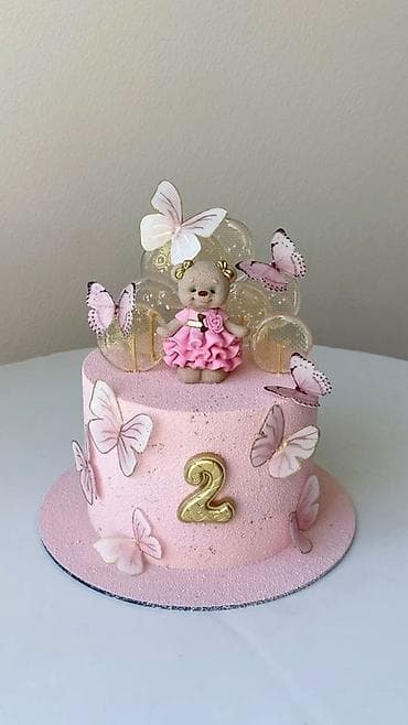 Фрукты: Именные торты на день рождения с декоративными топперами - Оформление — 5