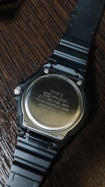 mi bend 6: CASIO MRW-200H-1BVDF — кварцевые наручные часы с классическим — 5