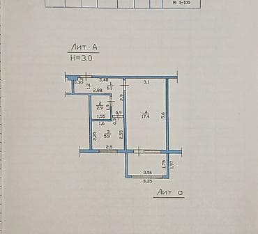 сдаю квартиру чекиш ата рынок: 1 комната, 40 м², 104 серия, 1 этаж, Косметический ремонт — 3
