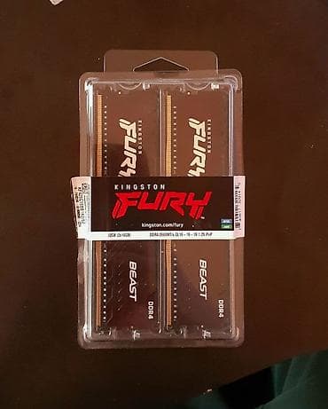 Корпусы ПК: Оперативная память, Новый, Kingston Fury, 32 ГБ, DDR4, 2666 МГц, Для ПК — 1