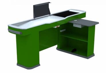 оборудование для кассы: Кассовый бокс - модель СУПЕРНЕРУ Длина транспортера, мм	600 Общая — 1