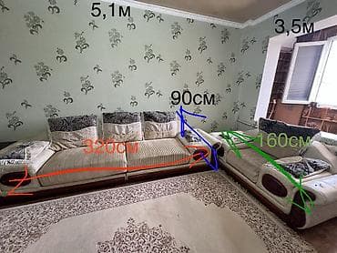 Модульные диваны: Модульный диван, Б/у — 5