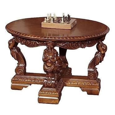 table and chair: Столик журнальный Флорента, Румыния, диаметр столешницы 900 мм — 1