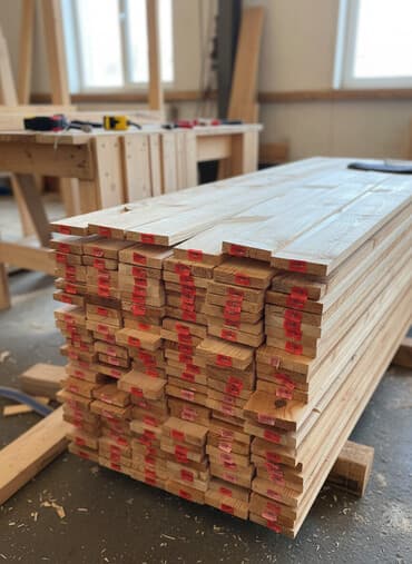 Доски, Строганные, Для строительства, Сосна