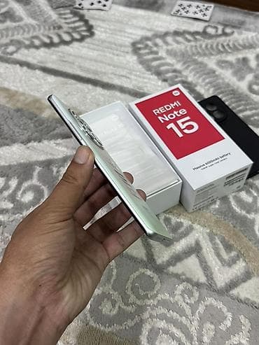 диктофон купить дешево: Redmi, Redmi Note 15, Б/у, 256 ГБ, цвет - Зеленый, 2 SIM — 8