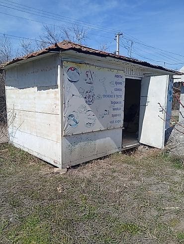 шашлычный кафе: Павильон-киоск для общепита/выпечки - Мобильный металлический — 1