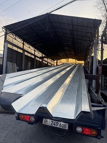 двускатный двускат: Профнастил оцинкованный для кровли и заборов - Материал — 1