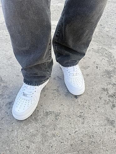 Мырзалардын бут кийими: Эркектердин кроссовкасы, 35, 35.5, 36, Nike, Жаңы, түсү - Ак, Акылуу жеткирүү — 3
