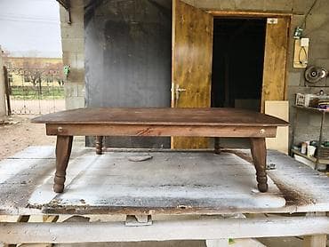 исфана мебел: Журналдык үстөлү, Жаңы, Тик бурчтуу, Бүктөө, түсү - Күрөң — 1