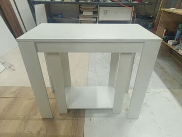 стол трансформер 2 в 1: Стол трансформер Для зала, Раскладной стол, цвет - Белый — 2