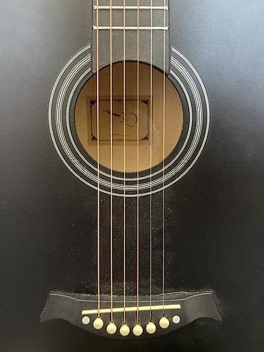 аккордиен: Акустическая гитара Kamoer 41" (дредноут) с вырезом, комплект — 2