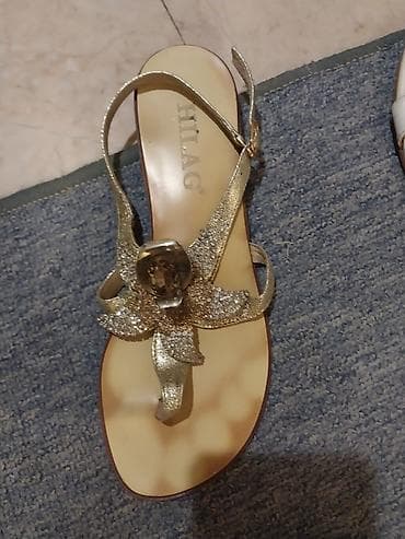 Босоножки, сандалии, шлепанцы: Босоношки "HULAG" 36-36,5 разм.100 % кожа, стоило . 3800 сом сейчас в — 1