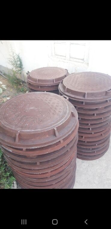 Люк 3.т Пластик Суу кампа кудук (водоем) септик, канализация ж.б үчүн