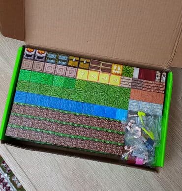 майнкрафт игрушка: 🧲 Магнитные кубики Minecraft 400 шт + 10 минифигурок - 3300 сом — 3