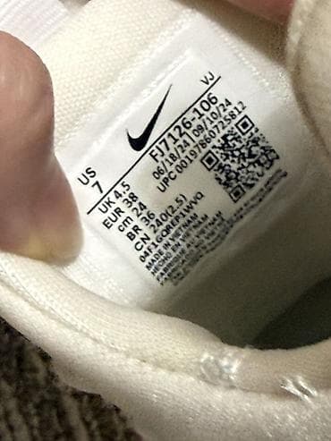 tech flecee nike: Кроссовки, 38, Nike, Новый, цвет - Белый — 4