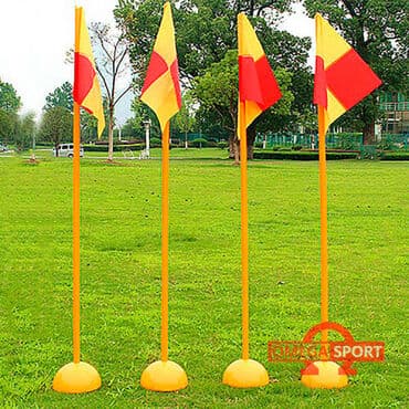 фудболка шорта: Угловые флажки Характеристики: Материал флага: ПолиВинилХлорид — 1